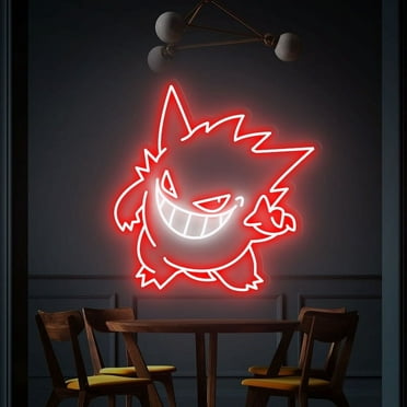 Neonium Anime Geng Anime led Neon Light Cute Neon Sign Indoor Wall Lights Decoration Home Kids Room Decor(Red)