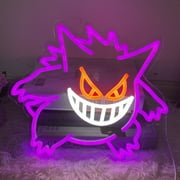 Neonium Anime Geng Anime led Neon Light Cute Neon Sign Indoor Wall Lights Decoration Home Kids Room Decor(Purple)
