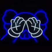 Neonium Custom Neon Sign Cartoon Anime Led Light Wall Art Atmosphere Light Single Girl Party Gifts For Teen (Blue)