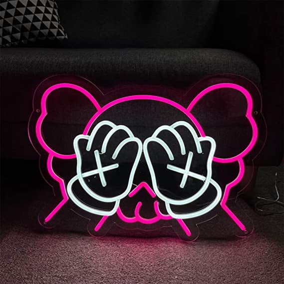 Neonium Anime Skull Neon Sign One Piece LED Light Sign Cutom Halloween  Signs Wall Art Home Decor Night Lights for Kids Christmas, Birthday,  Wedding