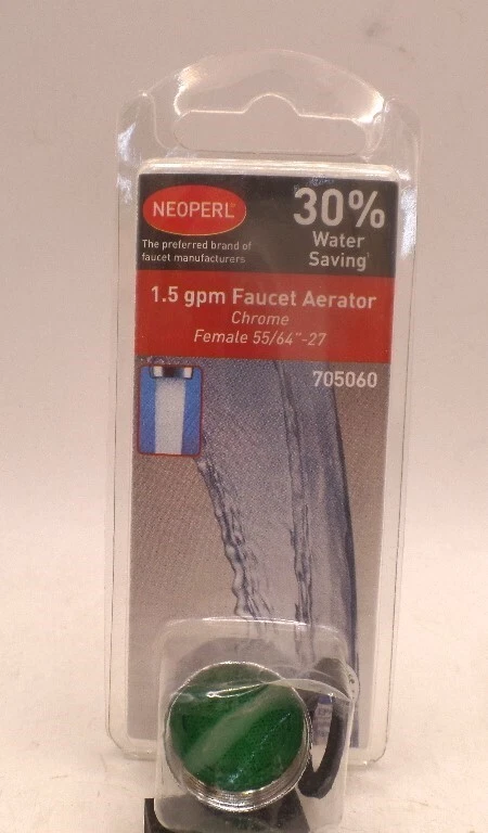 Neoperl 37.0085.98 705060 1.5 Gpm Regular Size Female Sink Faucet Soft Aerator