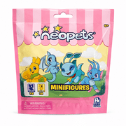 Neopets Minifigures Mystery Blind Bag Collectible Figure with Virtual Prize Code, Ages 6+