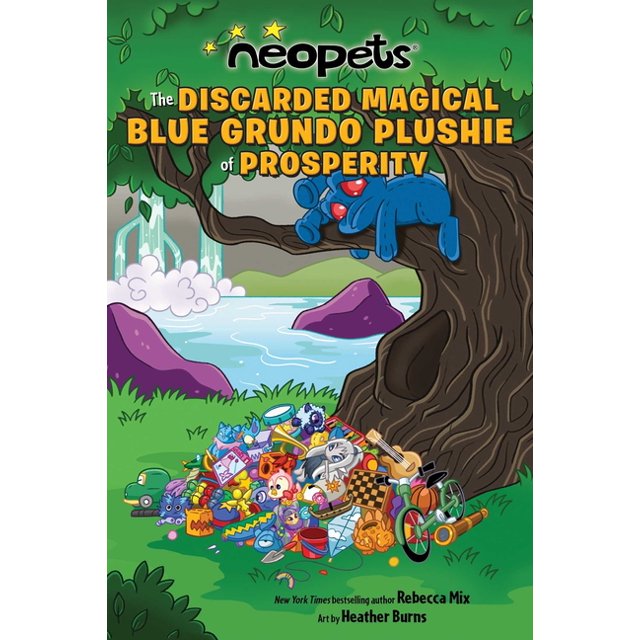 Neopets Neopets The Discarded Magical Blue Grundo Plushie of