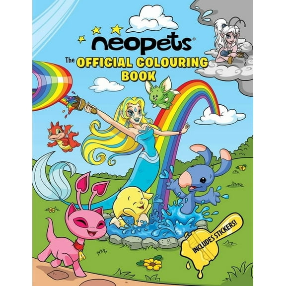 Neopets Neopets: The Official Colouring Book, (Paperback)