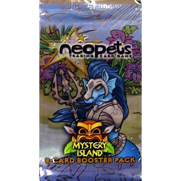 Neopets Trading Card Game Secrets of Mystery Island Booster Pack (8 Cards)