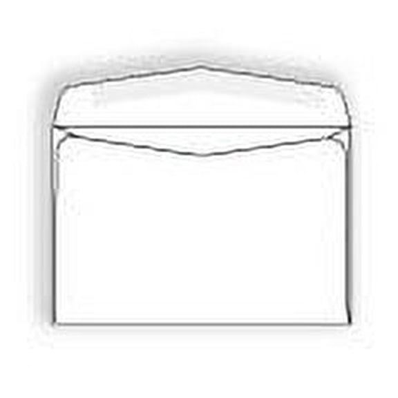 Neopost Machine Insertable Booklet Envelopes, 6" x 9-1/2", White Sulphite, 24 lb (SFI Certified), Vellum Finish, Two Side Seams Under, No Window - Box of 500 Envelopes