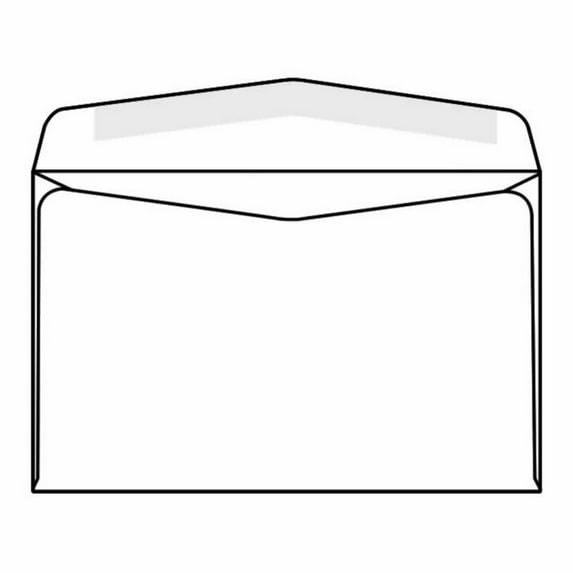 Neopost Machine Insertable Open Side Booklet Envelopes, 6" x 9", 24#, White, Side Seams (Box of 500)