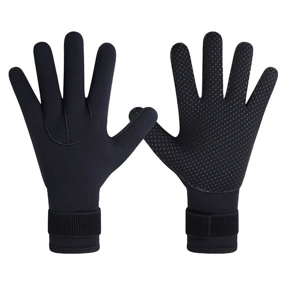Neoprene 5Mm Gloves For Men Designed For Wading Diving Surfing Skiing Rafting And Water Rescue With Strong Stitching