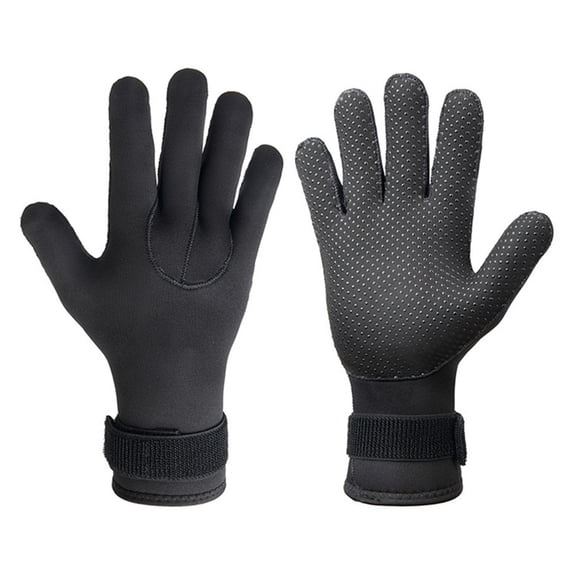 Neoprene 5Mm Gloves For Men Designed For Wading Diving Surfing Skiing Rafting And Water Rescue With Strong Stitching