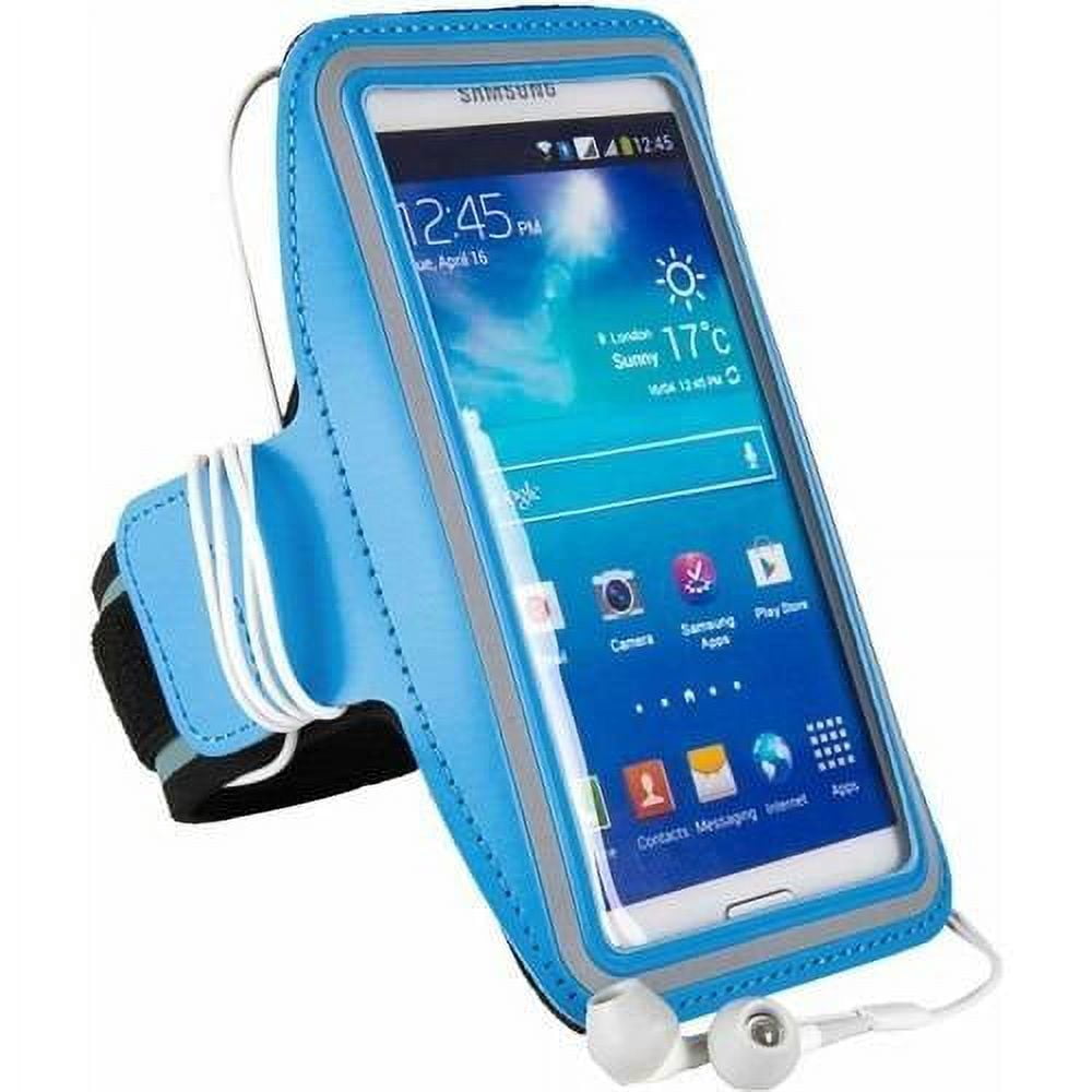 SumacLife Neoprene Adjustable Training Armband With Key Slot for small to medium built arms fits up to 4.25in x 2.25in Phone