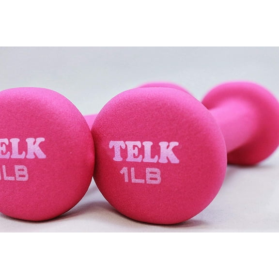 Neoprene Coated Deluxe 1 Lbs Dumbbells - Fitness Accessories