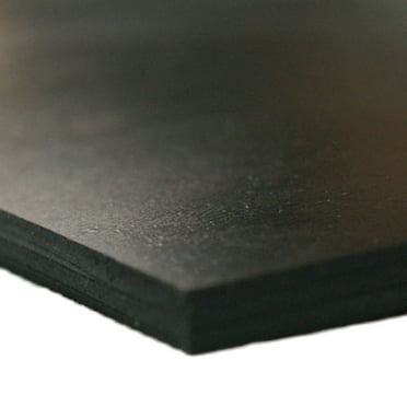 Neoprene Commercial Grade, Black, 45A, 0.031" x 36" x 36"