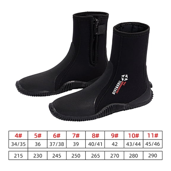 Neoprene Dive Boots Boot Neoprene Dive Boots Anti-slip Surf Booties Diving Boots for Sailing Snorkeling Boating