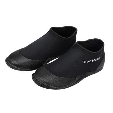 EVO 2mm Neoprene Dive Boots - Low Cut Water Shoes With Anti-Slip Sole