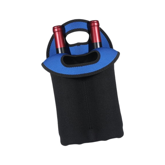 Neoprene Double Wine Bottle Cover Protective Insulated Case For Travel Picnics Parties Gift