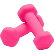 Neoprene Dumbbell Hand Weights, Anti-Slip, Anti-Roll,Hex Dumbbells in Pair for Exercise and Muscle Toning1 LB