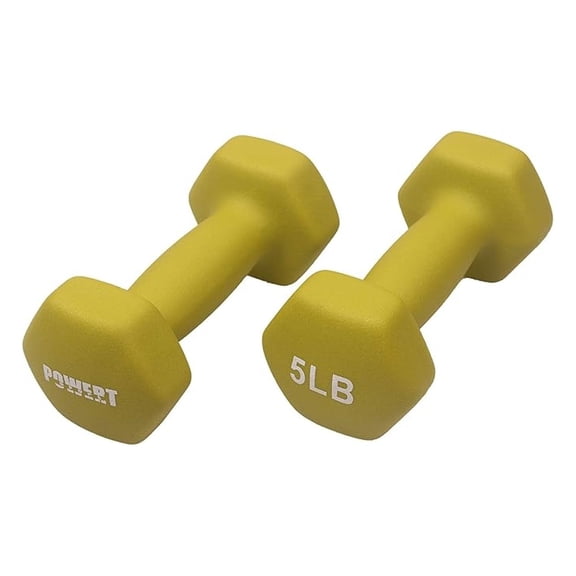 Neoprene Dumbbell - Hex Hand Weights for Women Men, 2-20 lbs Pairs, Non-Slip Coated Cast Iron, Home Gym Strength Training Exercise Equipment