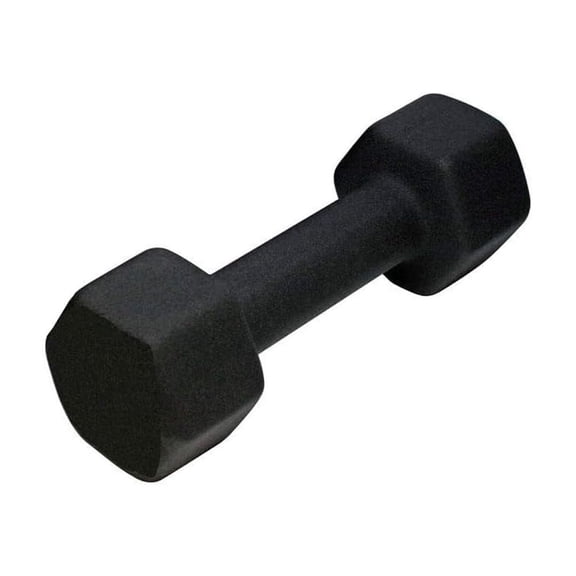 Neoprene Dumbbell, Single Weight for Strength Training, Muscle Toning, and Rehab, Non-Slip Grip & Anti-Roll Design, 10lb