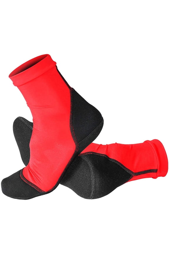 Neoprene Fin Socks for Sand Beach Volleyball Soccer Thin Polyester Uppers 1.5mm Neoprene Soles Sun Protection Water Shoes