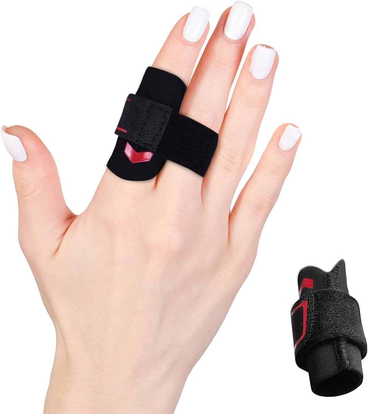 Neoprene Finger Splint Wraps Adjustable Finger Brace Trigger Finger Buddy Splints Mallet Finger