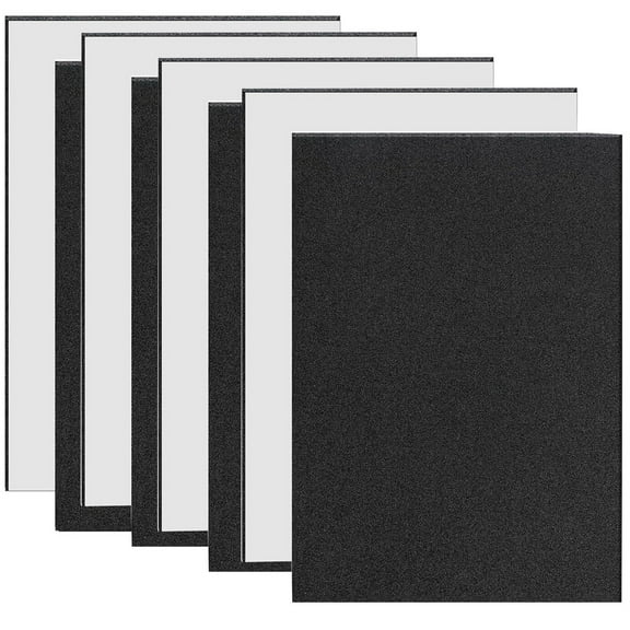 Neoprene Foam Sheet with Adhesive,Bexikou Adhesive Foam Padding 1/8 Inch Thick x 12 Inch x 8 Inch, Black Foam Rubber Sheets,High Density Closed Cell Foam Sheet for Packing and Crafts,Toolbox Storage