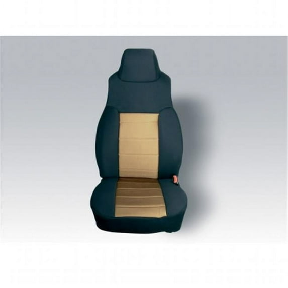 Neoprene Front Seat Covers Tan, 97-02 Wrangler TJ