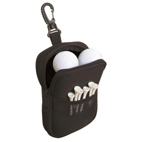 Neoprene Golf Accessories Pouch - Black