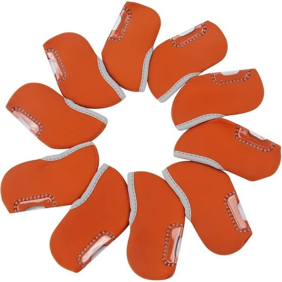 Neoprene Golf Iron Cover See Through Window Head Cover(pack of 10)