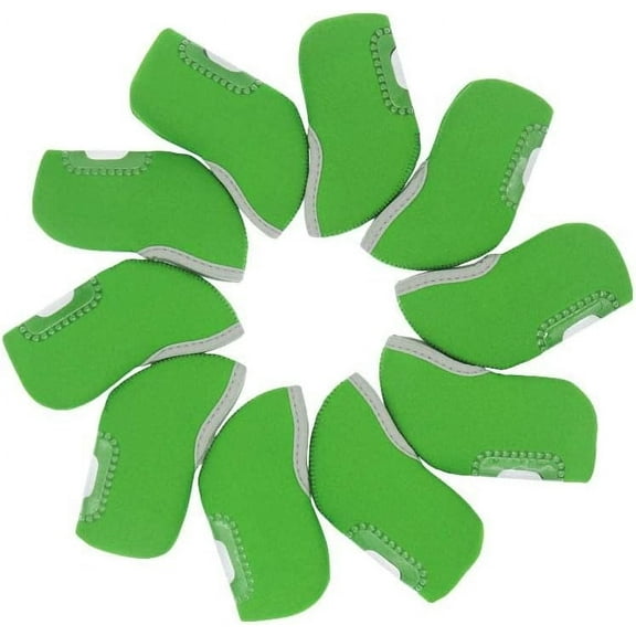 Neoprene Golf Iron Cover See Through Window Head Cover(pack of 10)