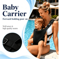 thumbnail image 1 of Neoprene Infant Water Carrier, Ergonomic Adjustable Sling for Pool Swimming, Lightweight Breathable Chest Holder for Beach Days, 1 of 7