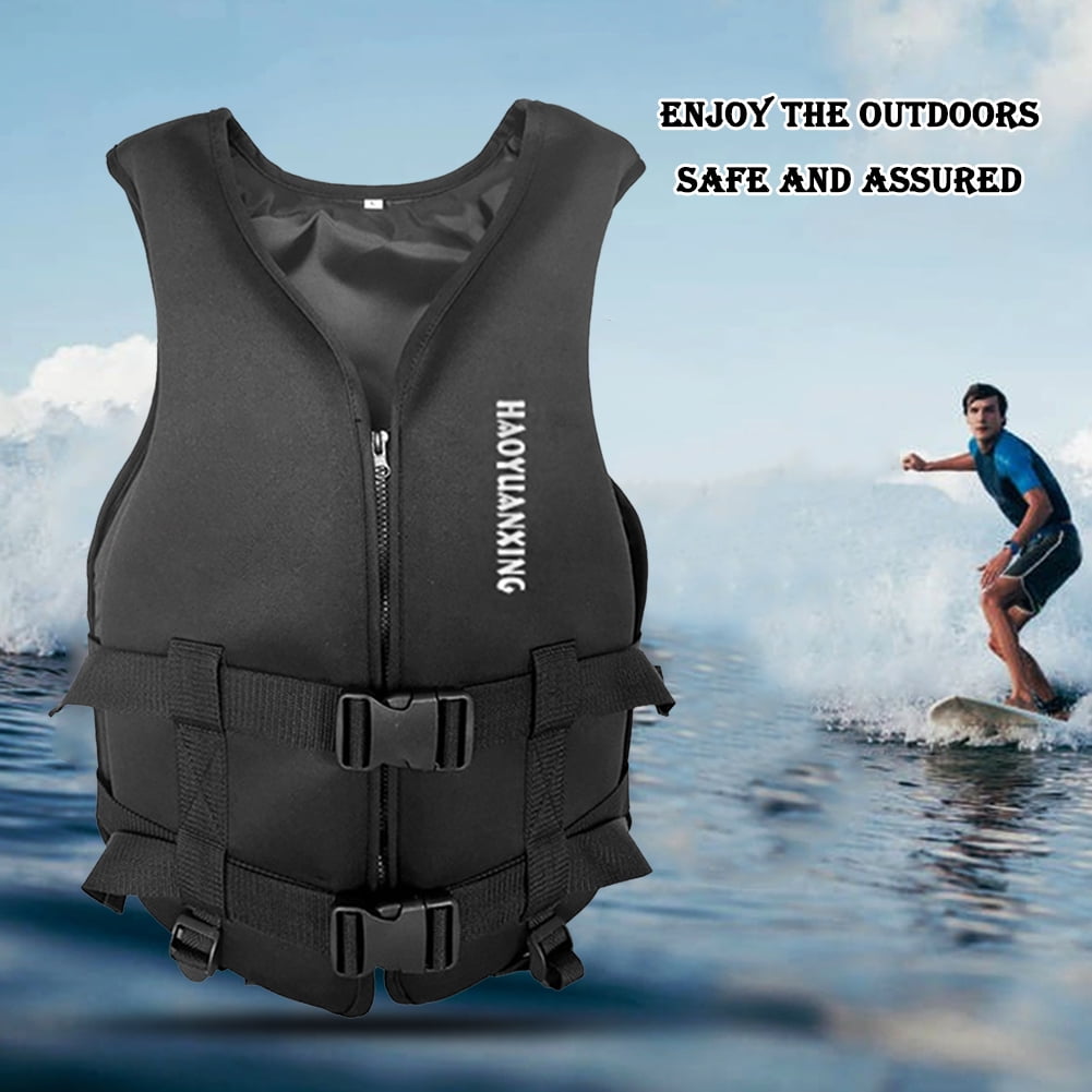 Neoprene Life Jacket USCG Approved, 44-264 lbs for Lakes, Rivers, PWC, Wakeboardingt (M)