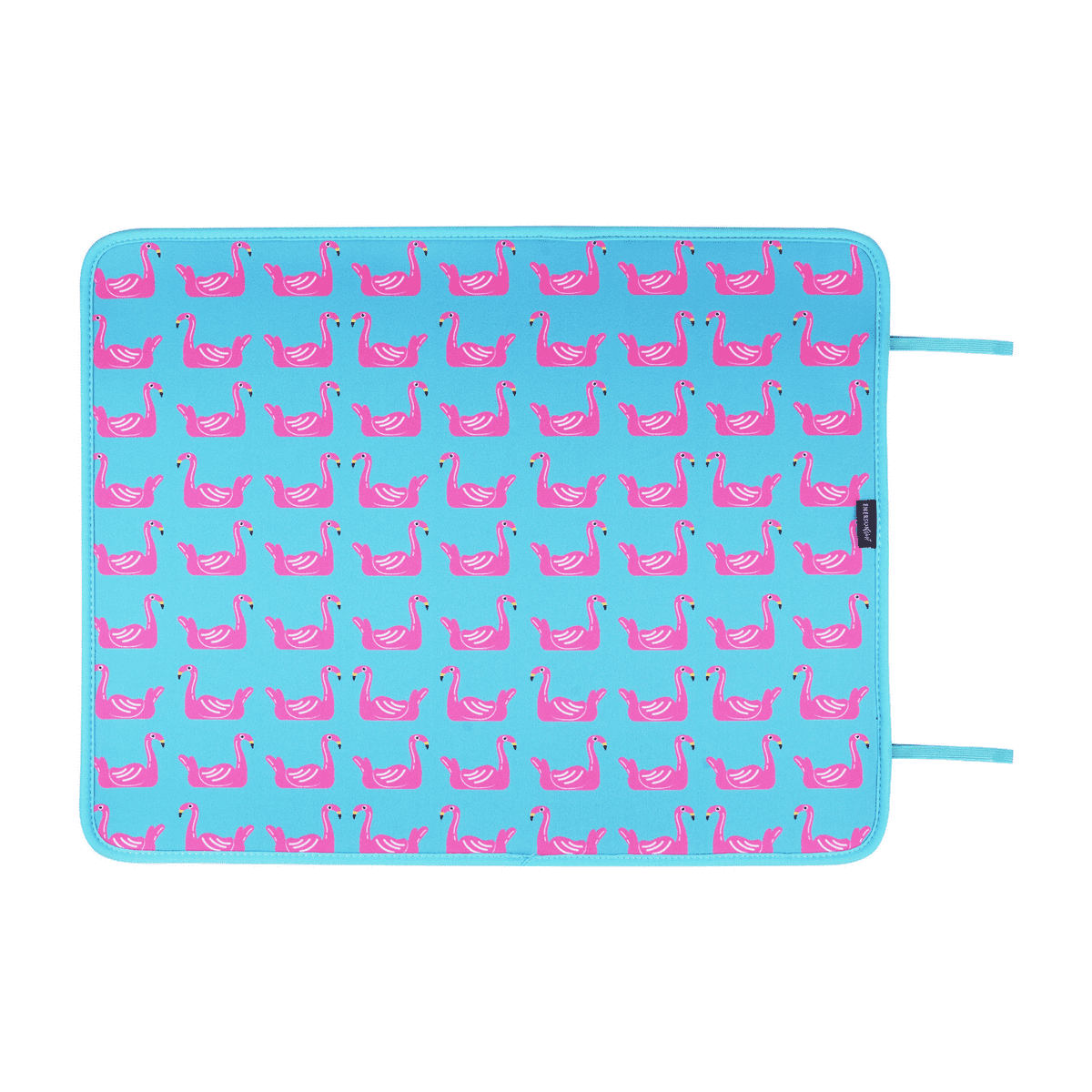 Neoprene Poolside Seating Mat (Flamingo Floats)| Pool Seats for Edge of