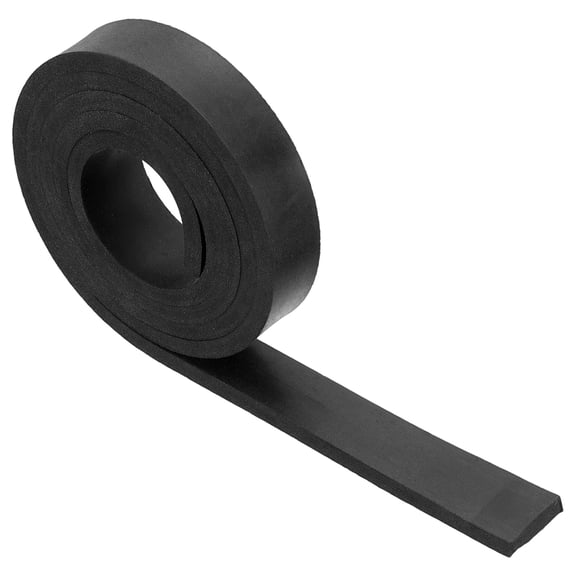 Uxcell Neoprene Rubber Strips, Solid Rubber Roll Pad Insulation for DIY Gasket Material, Sealing, Liner, Padding, Mat 1" x 1/4" x 4'