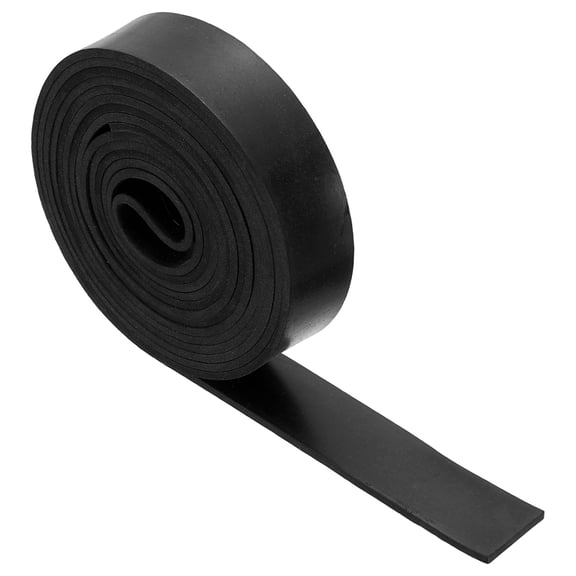 Uxcell Neoprene Rubber Strips, Solid Rubber Roll Pad Insulation for DIY Gasket Material, Sealing, Liner, Padding, Mat 1" x 1/8" x 10'