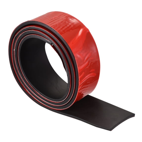 Neoprene Sheets Rolls, Adhesive Back Solid Rubber Strips 4mm(T)x30mm(W)x1000mm(L), DIY Rubber Gasket, Sealing Padding