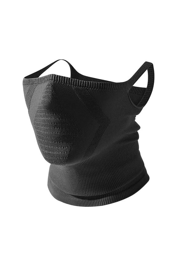 Breathable Windproof Face Mask for Motorcycle Riding - Comfortable Ice Silk Sunscreen Towel with Ear-Hanging Design and Enhanced Air Circulation