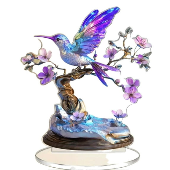 Neorosiri Exquisite Flower Acrylic Decoration - Elegant Home and Office Decor, Perfect Gift for Any Occasion, Easy to Clean Decorative Item