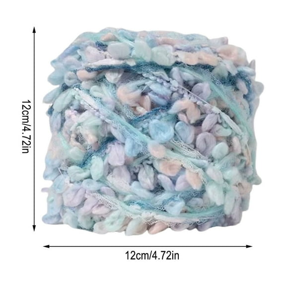 Hand Spun Art Yarn for Knitting - Soft, Colorful, Multi-Purpose Wool for Scarves, Hats, and Home Decor