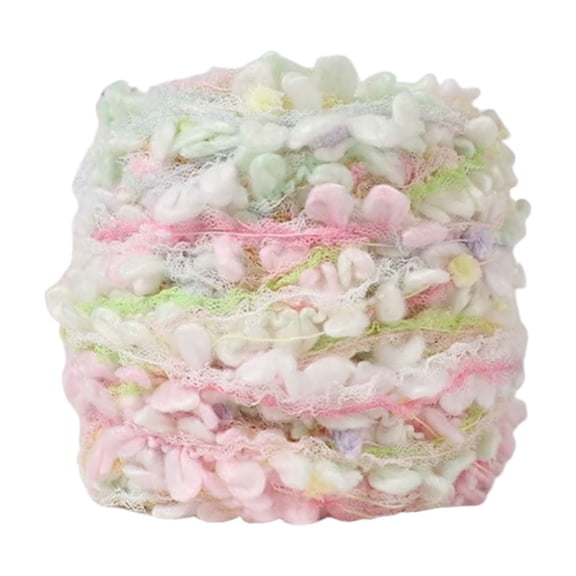 Neorosiri Hand Blended Wool Yarn 100g Roll,Bright Knitting Thread for Bags Cushions,Chunky Art Yarn for Knitting Machine Projects
