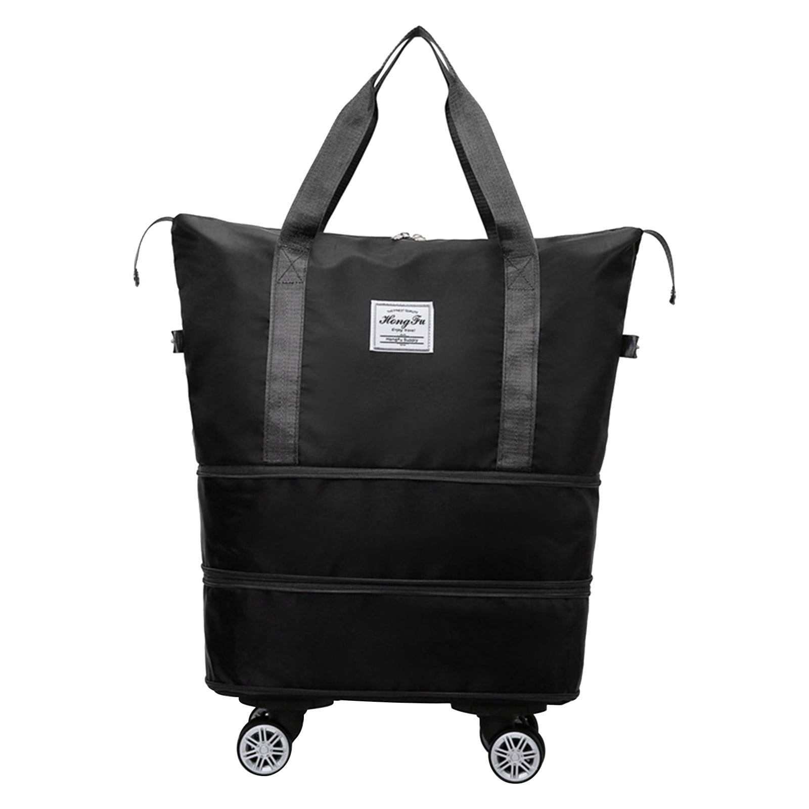 Neorosiri Large Capacity Waterproof Travel Duffel Bag with Wheels, Foldable Multi-Function Handbag for Gym, Sports, and Weekend Getaways