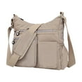 thumbnail image 1 of Neorosiri Multi-Compartment Crossbody Bag, Medium Nylon Cloth Shoulder Bag for Middle-Aged Women, Casual Lightweight Handbag for Everyday Use, Stylish and Functional Fashion Purse, 1 of 7