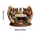 thumbnail image 1 of Neorosiri Religious Wall Decals for Home Decor - Last Supper Inspired Adhesive Stickers for Living Rooms, Study Areas, and Classrooms - Versatile Decorative Art for Reflection Spaces, 1 of 1