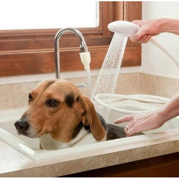 Neorosiri Sink Spray Rubber Hose, Sink Hose Attachment for Faucet Portable Sink Hose Faucet Sprayer, Shampoo Sprayer for Dog, Pets, Bathing Baby, Washing Hair, Rinsing Vegetables