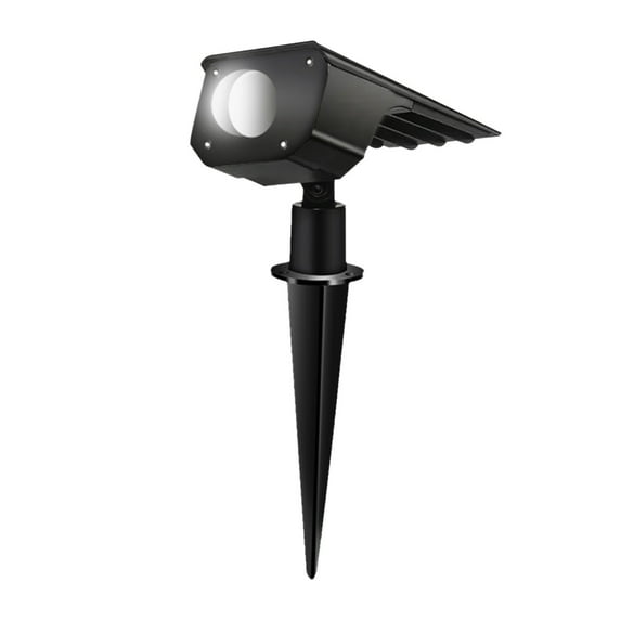 Neorosiri Solar Powered Outdoor Spot Lights - Waterproof Adjustable Wall and Ground Lighting for Garden, Yard, Driveways, and Patios