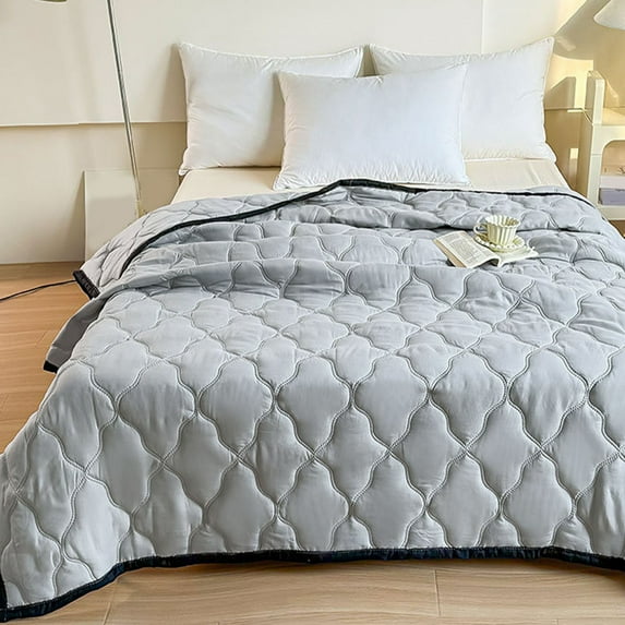 Neorosiri Summer Quilt King Size 78.74x70.87in,Lightweight,Breathable,Washable,Air Conditioner Bedding
