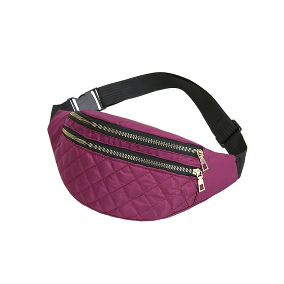 Neorosiri Versatile Fanny Pack for Men and Women - Adjustable Belt Bag with 2 Zipper Pockets, Perfect for Travel, Running, and Outdoor Activities