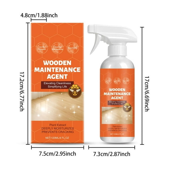 Neorosiri Wood Furniture Polish and Conditioner - Cleans, Restores Shine, Reduces Scratches for Home and Office Use