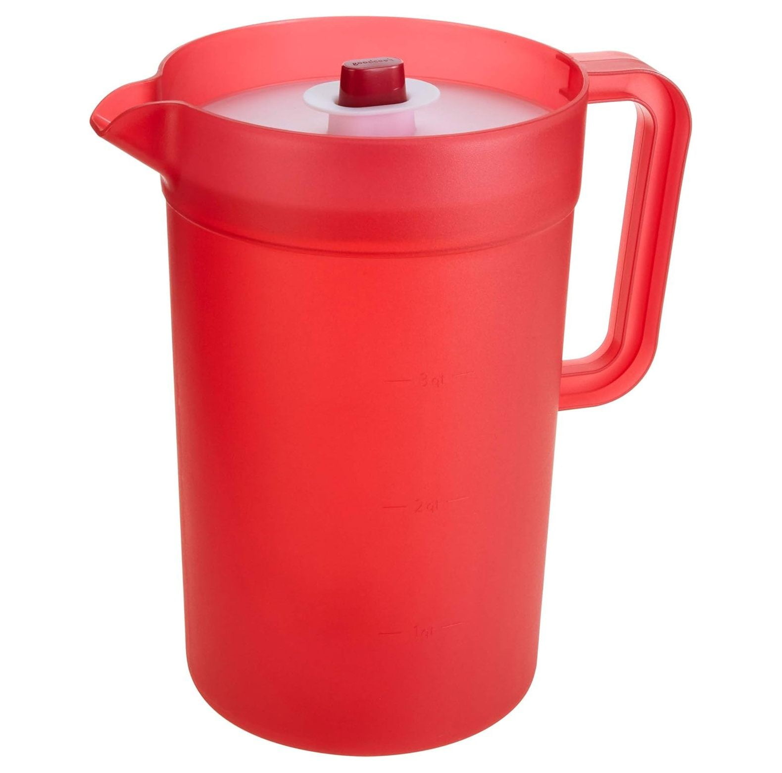 NeosKon 1Gallon Plastic Airtight Pitcher with Vacuum Seal Lid, 1