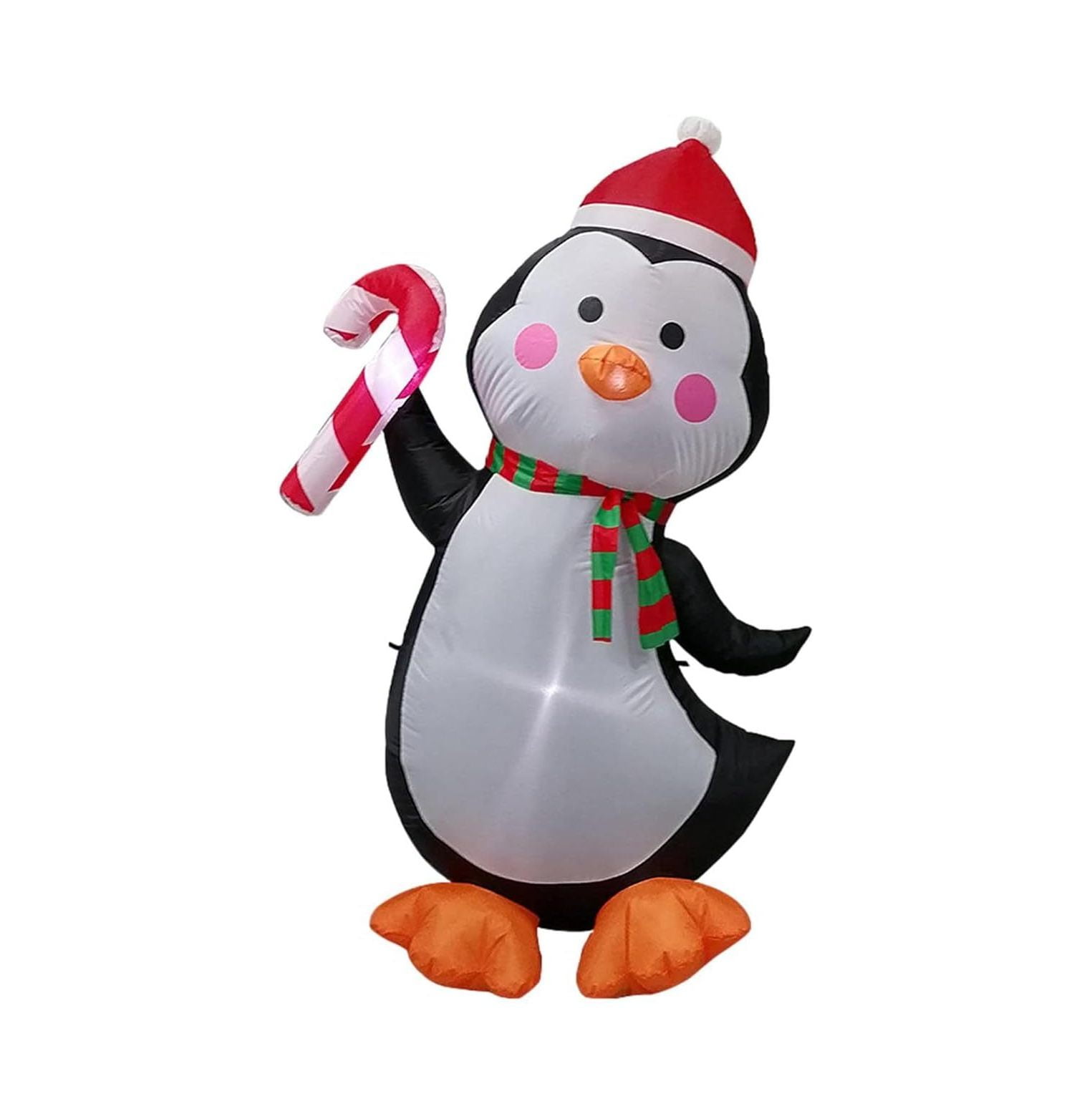 NeosKon 150 cm/ 5ft Christmas Inflatable Penguin with LED Lights