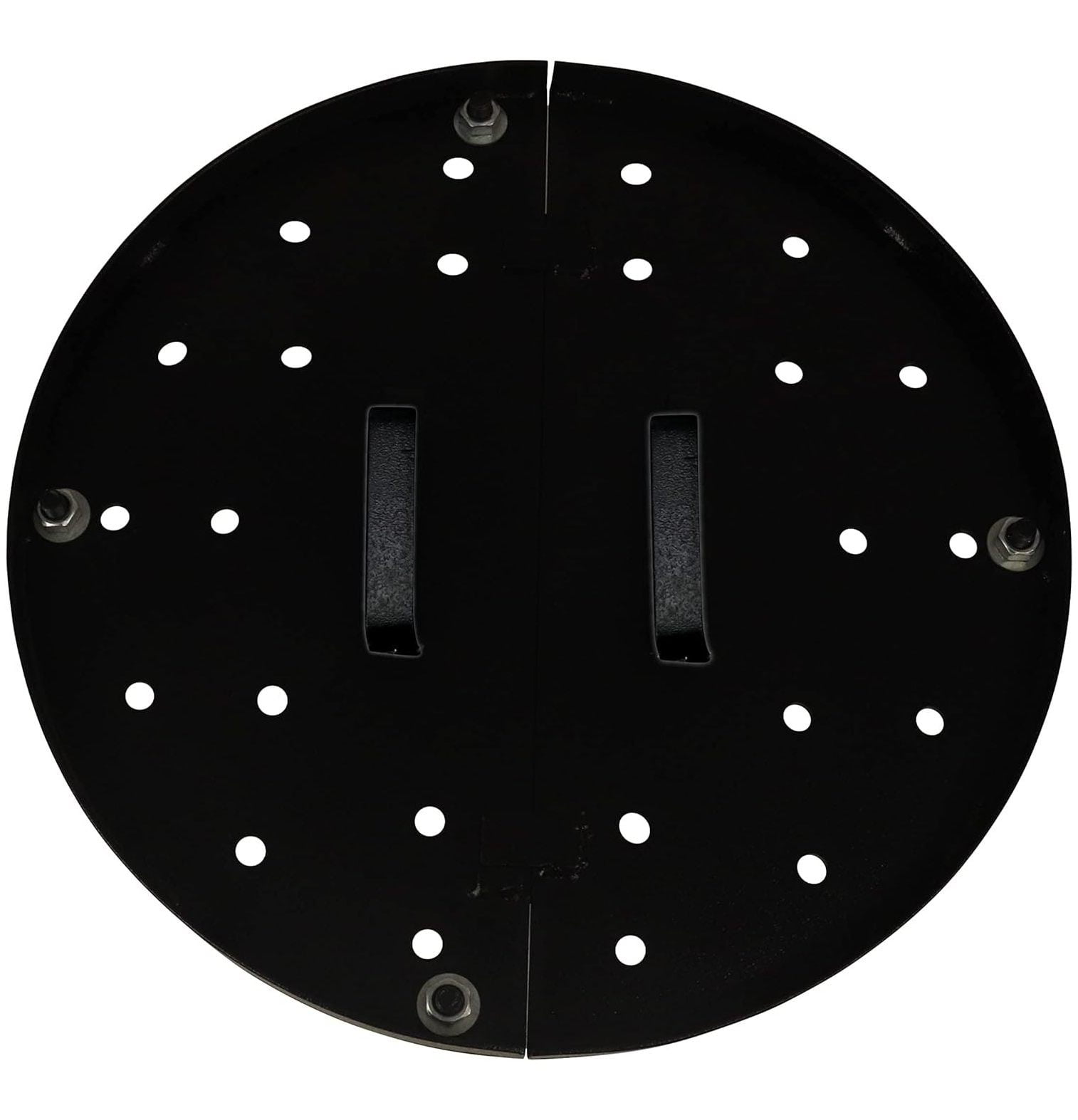 NeosKon 18 Inches Mild Steel Thick Baffle Burner Plate Pack of 2